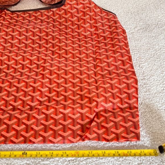 Extra Large Reusable Grocery or Gym Tote Orange Eco-friendly. Daily essentials - Picture 8 of 12